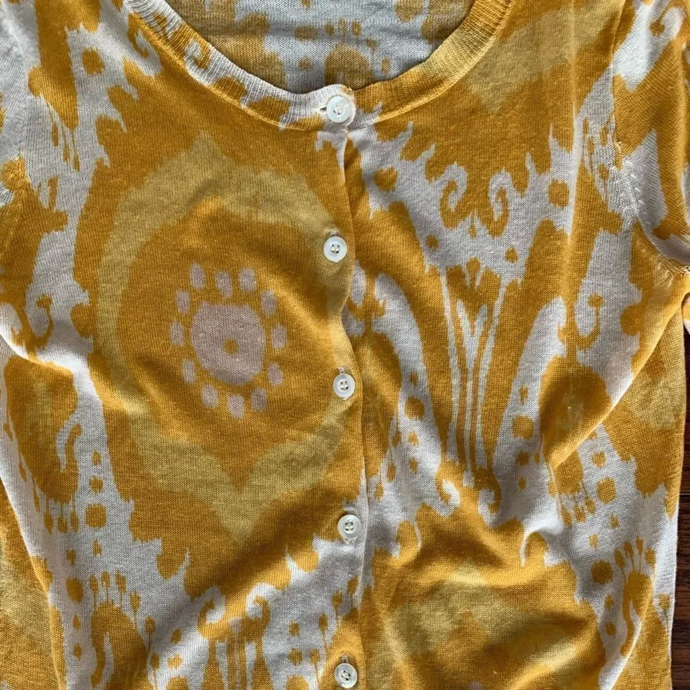 J.Crew silk and linen cardigan. XS
